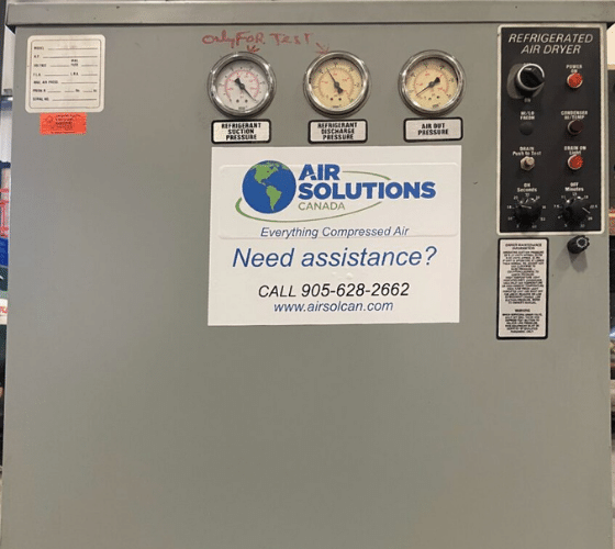 Compair COM150R Refrigerated Air Dryer preowned product by Air Solutions Canada