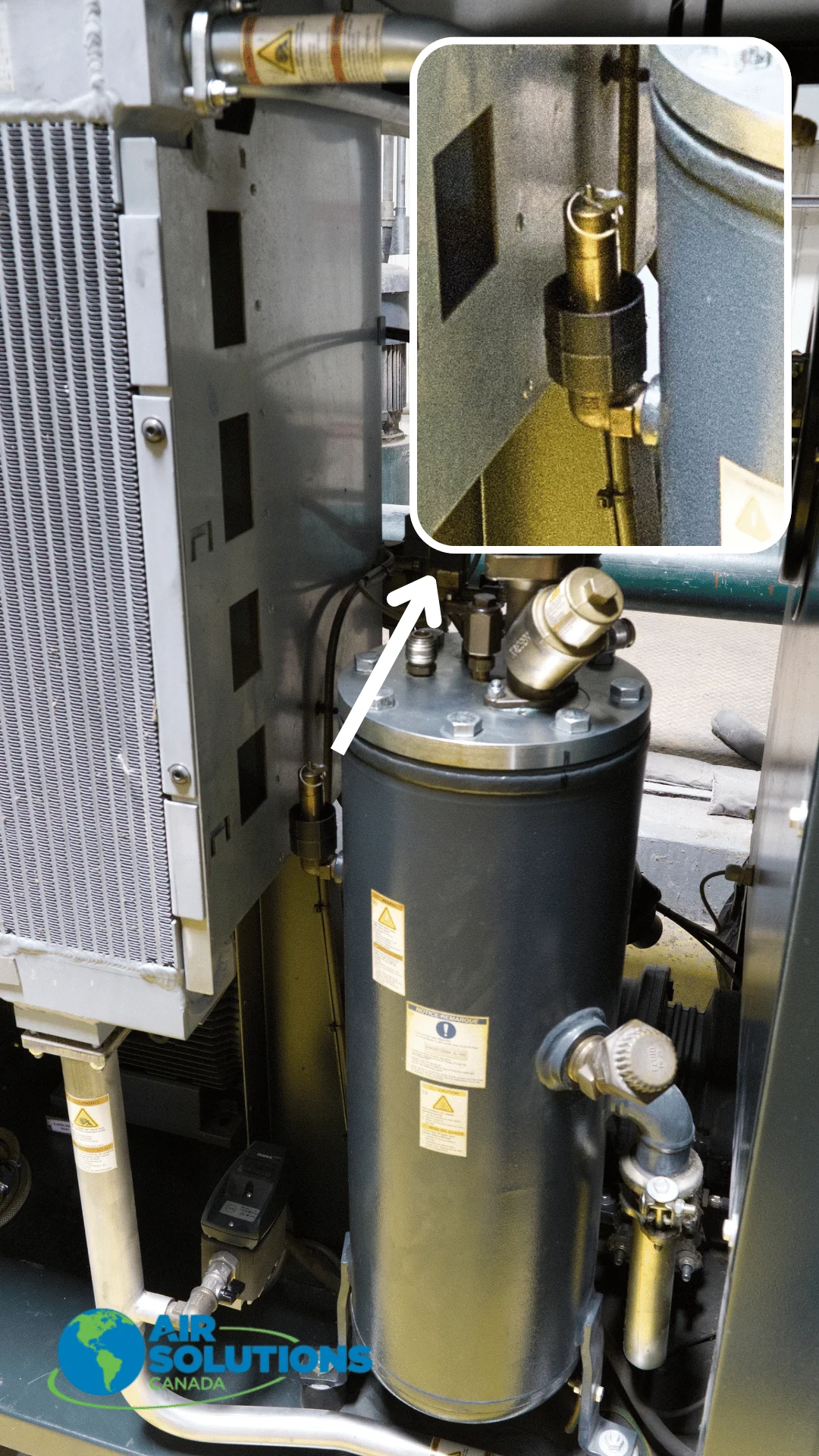 Safety Relief Valves on Kaeser Rotary Screw Compressors