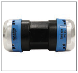 Robust valves and fittings for ease of installation and minimized pressure losses.